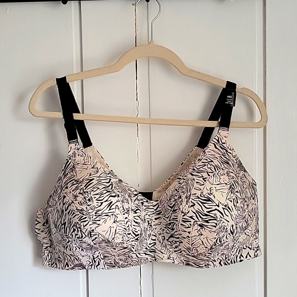 Torrid, size 46C, tiger bra top